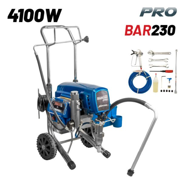 ELECTRIC AIRLESS PAINT SPRAYER 4100W 5,5Lt/min, 15m
