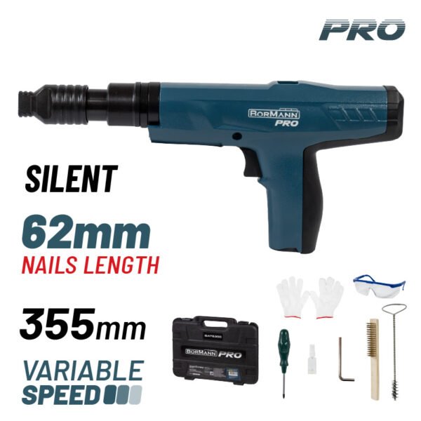 SEMI-AUTOMATIC POWDER ACTUATED TOOL FOR SINGLE FASTENERS , BMC CASE