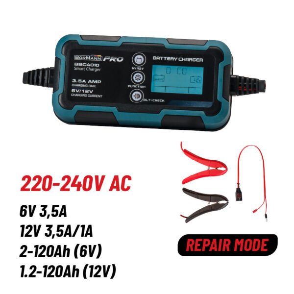 BATTERY CHARGER 6/12V - 3,5A