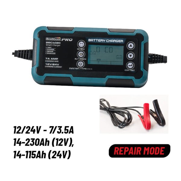 BATTERY CHARGER 12/24V - 7/3.5A