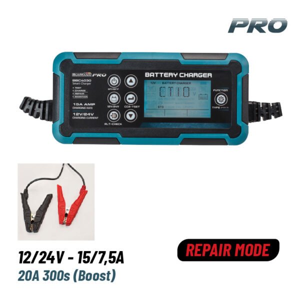 BATTERY CHARGER 2/24V - 15A