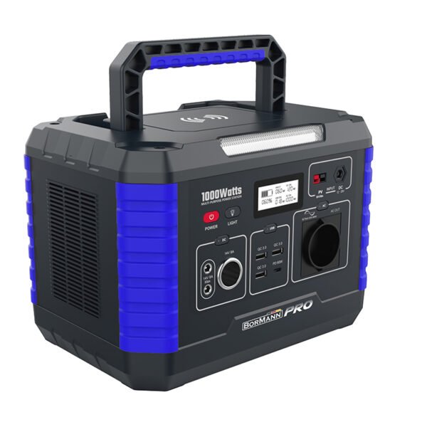 POWER STATION 1000W, 999Wh/45000mAh, 12V/24V, AC, DC, TYPE C, USB-A, Li-Ion