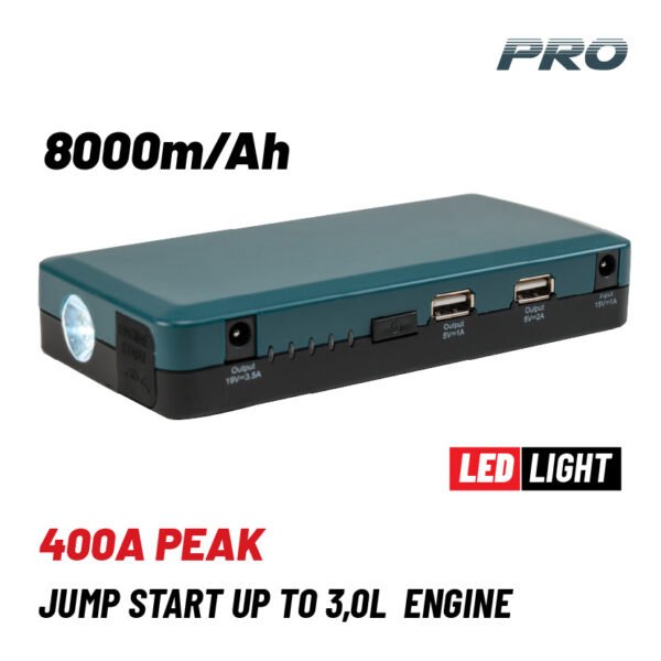 POWERBANK - CAR BOOSTER 8000mAh/400Α