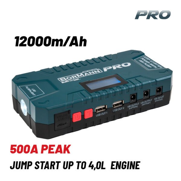 POWERBANK & CAR BOOSTER 12000mAh/500Α