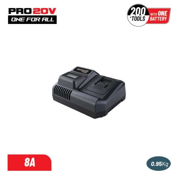 SMART FAST CHARGER, 20V,Li-Ion,8A