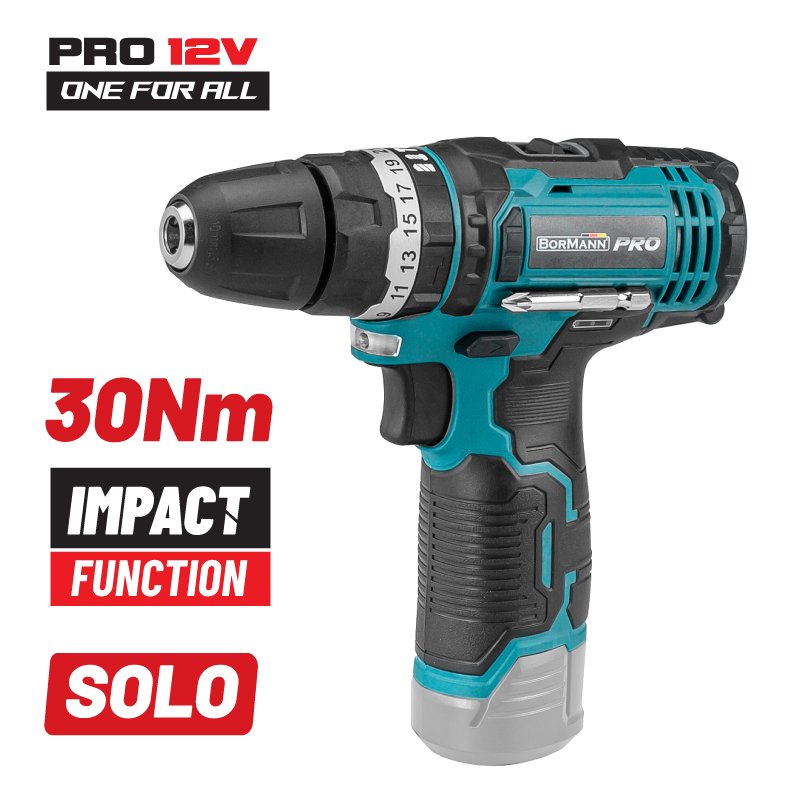 CORDLESS HAMMER DRILL 12V, SOLO