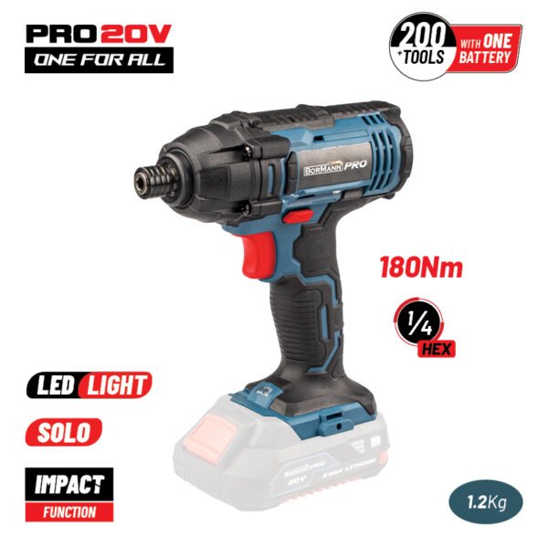 CORDLESS IMPACT DRILL 20V, SOLO