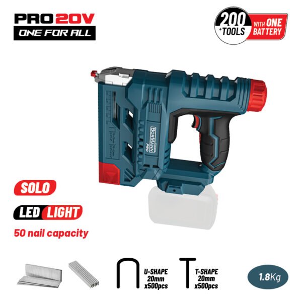 BORMANN Pro BBP3635 CORDLESS STAPLE/NAILER GUN 20V,SOLO
