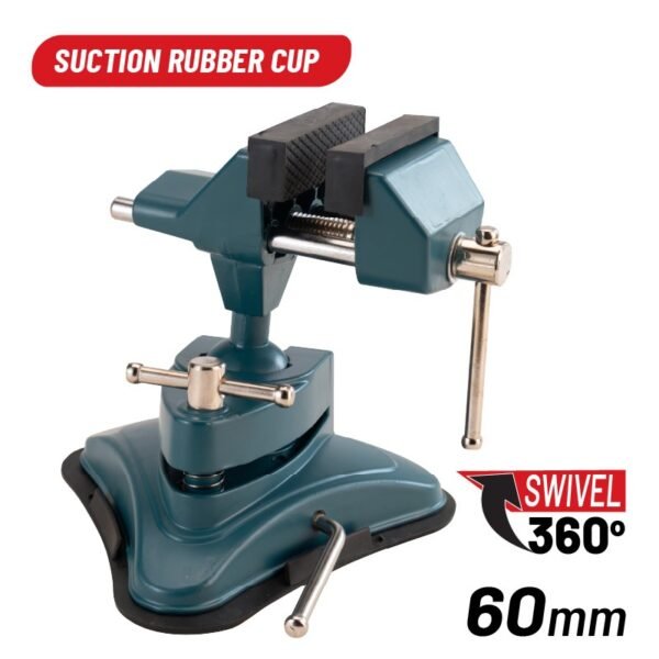 BENCH VICE 70mm W/ RUBBER SUCTION CUP