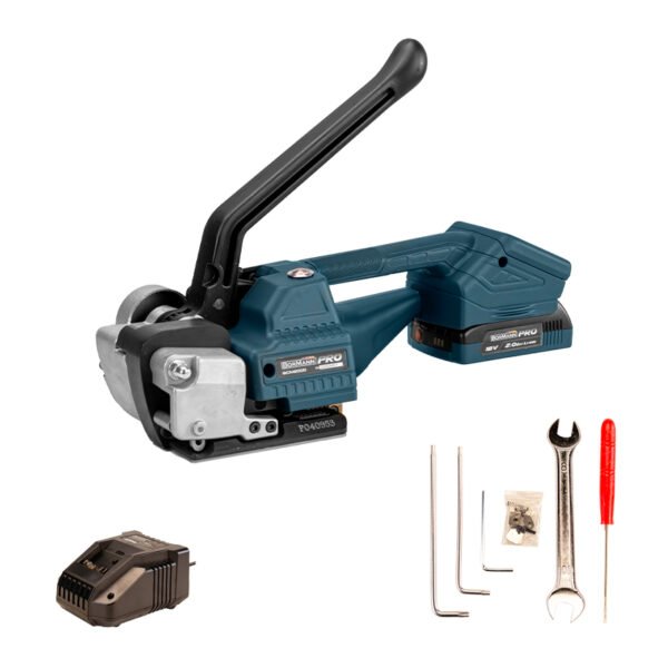 BORMANN PRO BCM2000 BATTERY STRAPPING TOOL 12-16mm, MANUAL TIGHTENING, 2,0Ah, 3,6kg