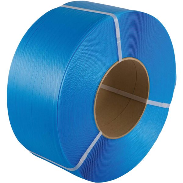 PP STRAP WIDTH 12mm , THICKNESS 0,6mm , LENGTH 2000m , BLUE