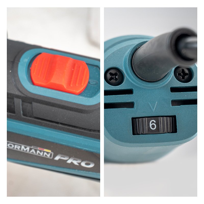 DUAL ACTION POLISHER 600W, 50mm/75mm, 2000-6800 rpm, PRE-START AND ACCESSORIES - Image 2