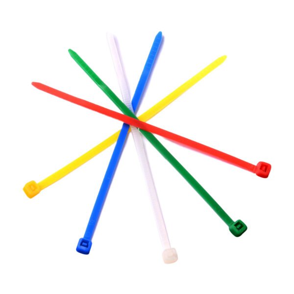 SET CABLE TIES MULTICOLOR 2,5x100mm, 2,5x150mm, 3,5x200mm 200 pcs.