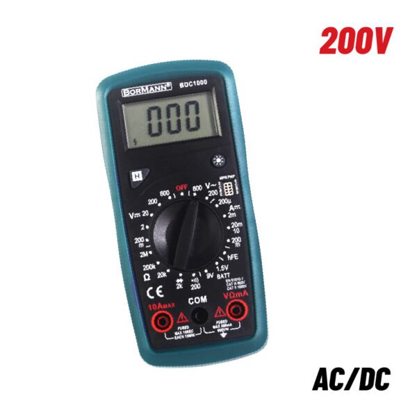 DIGITAL POLYMETER AC/DC 200V