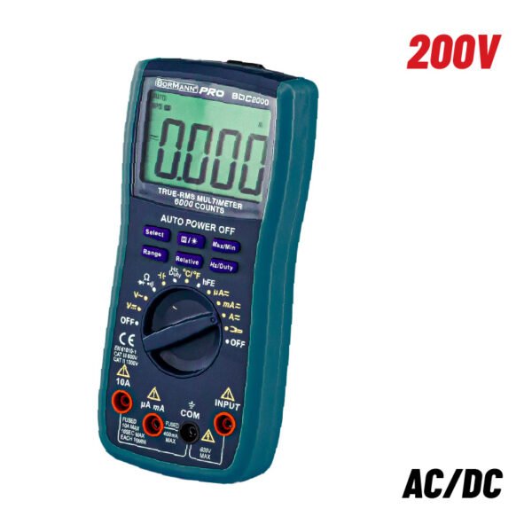DIGITAL POLYMETER AC/DC 600V