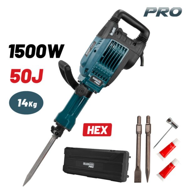 DEMOLITION HAMMER 1500W,50J