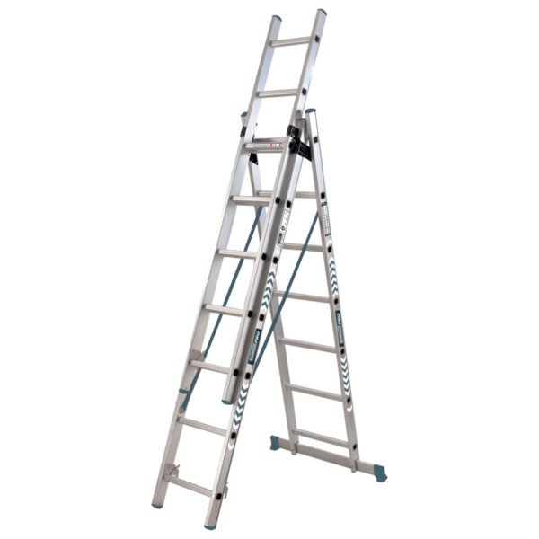 TRIPLE ALUMINUM LADDER 3x7 4.28m