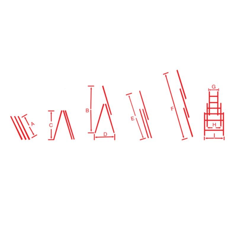 TRIPLE LADDER 3x9 5.37m - Image 6