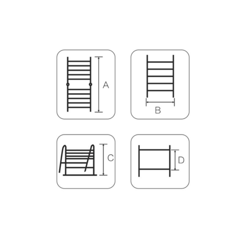 TELESCOPIC ALUMINUM LADDER 12 STEPS 1,9+1,9m, SOFT CLOSE - Image 5