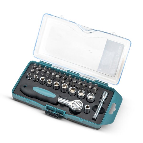 SOCKET & BIT 1/4'' SET 38PCS