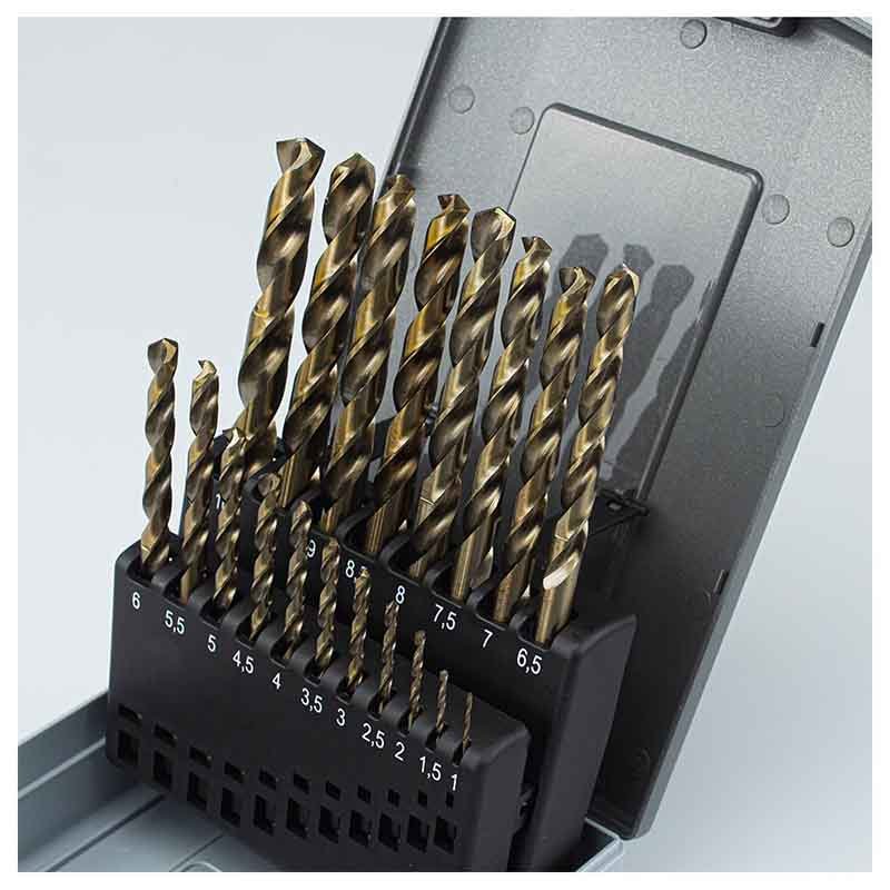 BORMANN Pro BHT1400 Σετ Τρυπάνια HSS-CO,19τεμ,1-10mm - Image 3