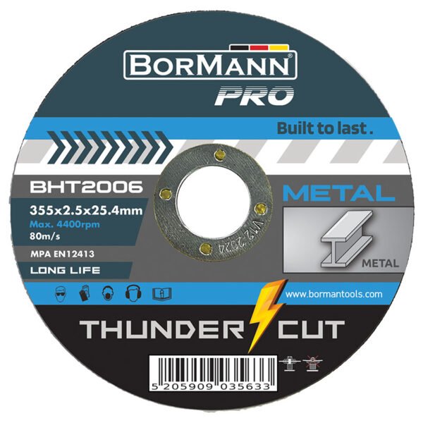 Metal cutting disc''THUNDER-CUT" Φ355x2.5x25.4mm