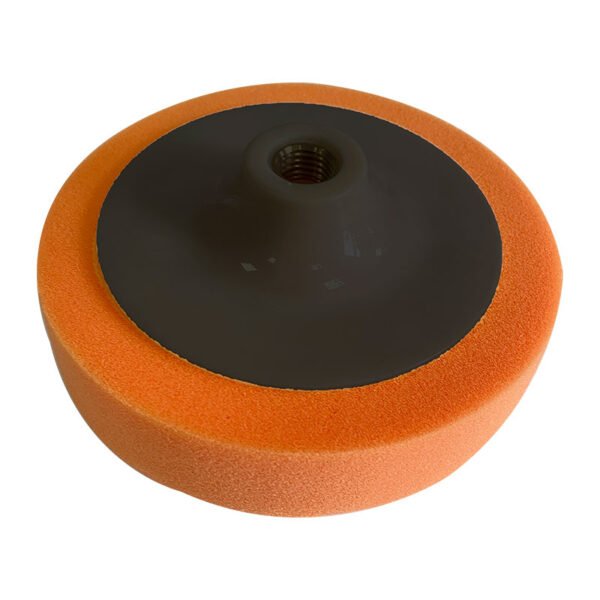 SPONGE POLISHING WAXING BUFFING PADS WITH NUT M14mm 'THUNDER-CUT" 180mm
