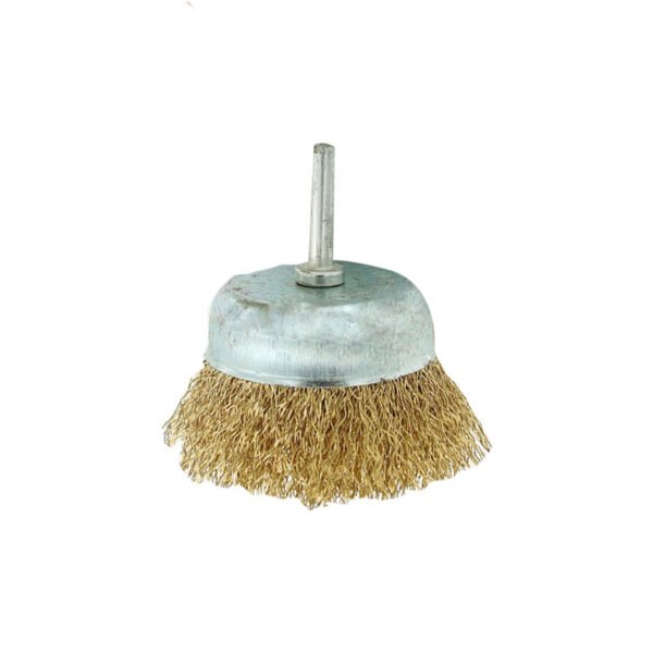 CRIMBED BRUSH WITH SHAFT 'THUNDER-CUT" 50mm