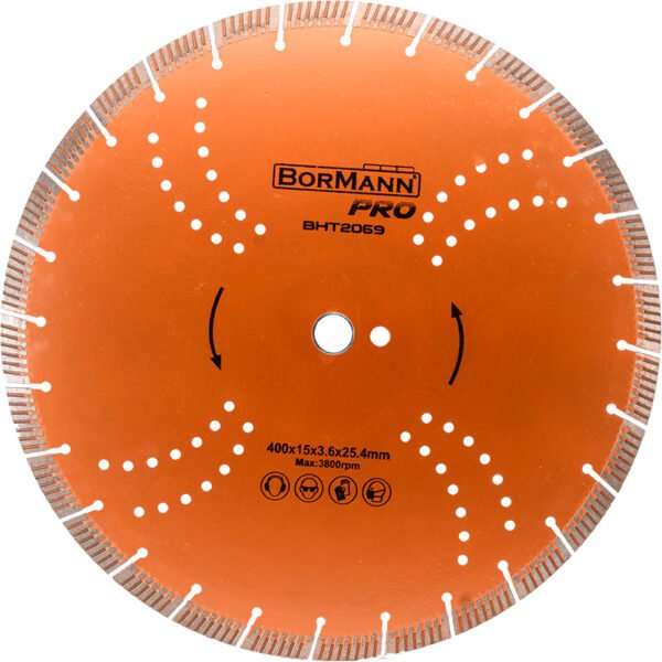 DIAMOND SAW DISK CLEAN CUT Φ400x3.6x30/25.4mm 15mm