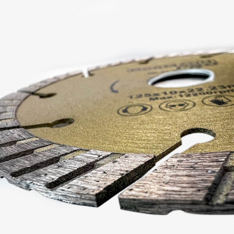 DIAMOND SAW DISK SLANT TURBO Φ125X1,4X22,2mm 10mm - Image 7