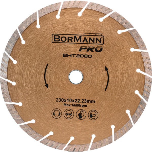 DIAMOND SAW DISK SLANT TURBO Φ230X2,0X22,2mm 10mm