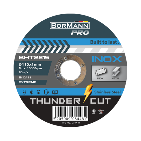 CUTTING DISK INOX EXTRΕΜΕ Φ115x1mm 50pcs