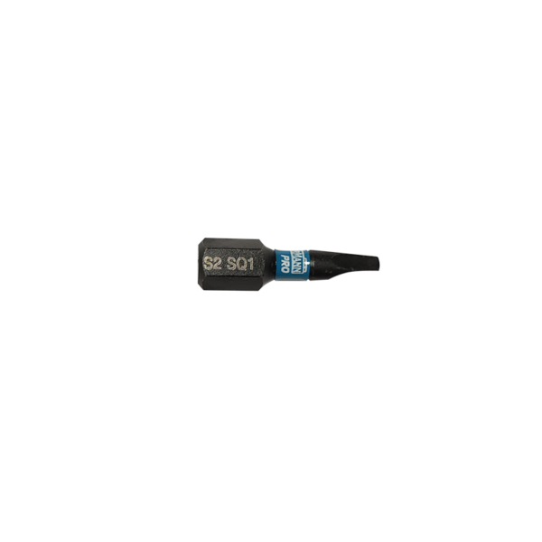 SQUARE IMPACT BIT S2 X-PRO SQ1x25mm 2pcs