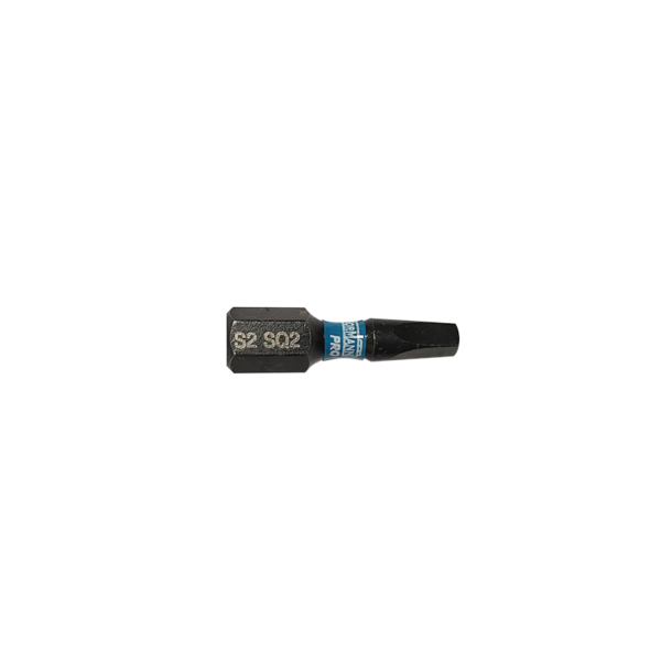 SQUARE IMPACT BIT S2 X-PRO SQ2x25mm 2pcs