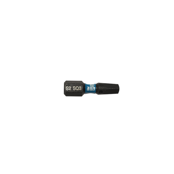 SQUARE IMPACT BIT S2 X-PRO SQ3x25mm 2pcs