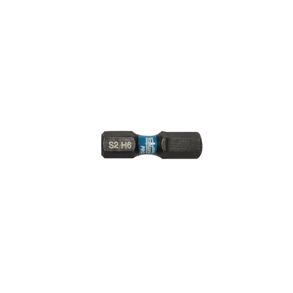 HEXAGON IMPACT BIT S2 X-PRO H6x25mm 2pcs