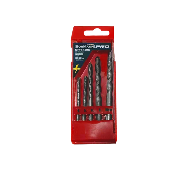 BORMANN Pro BHT4816 Σετ Τρυπάνια Πολλαπλών Εφαρμογών 4,5,6,8,10mm