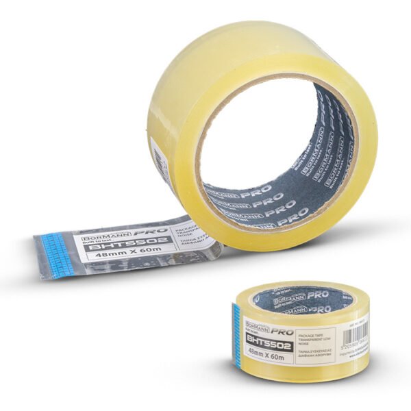 PACKAGE TAPE TRANSPARENT LOW NOISE 48mm X 60m