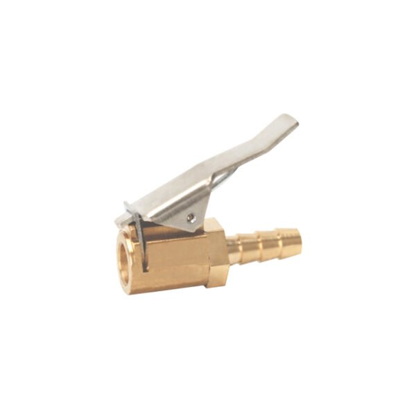 INFLATING GUN CONNECTOR , BRASS , WITH MALE EXTENSION 6mm