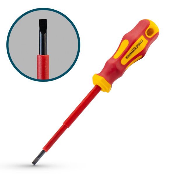 SCREWDRIVER SLOTTED VDE 3.5x100mm CrV