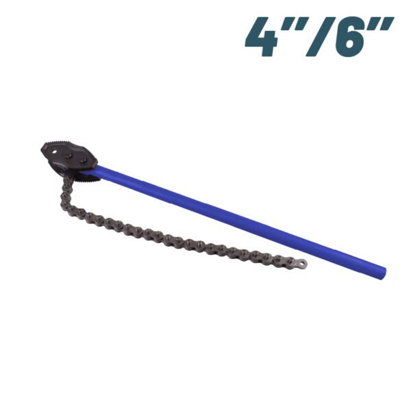 4"CHAIN PIPE WRENCH, CR-V
