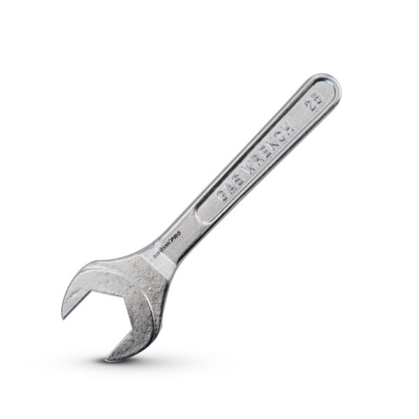 GAS REULATOR SPANNER, BENT TYPE, CARBON STEEL, 25mm