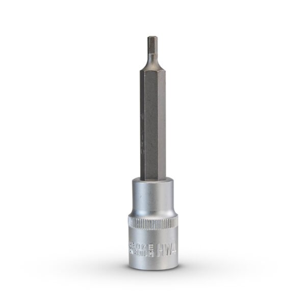 1/2" HEX BIT SOCKET, DIN 7422, 4mm