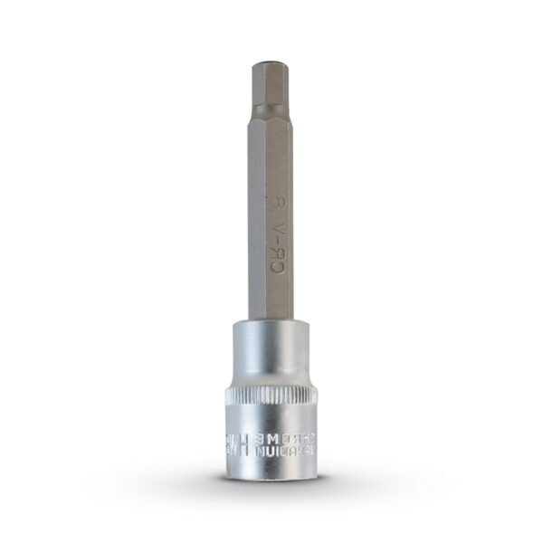 1/2" HEX BIT SOCKET, DIN 7422, 8mm