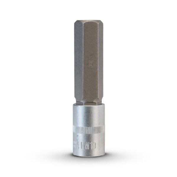 1/2" HEX BIT SOCKET, DIN 7422, 19mm