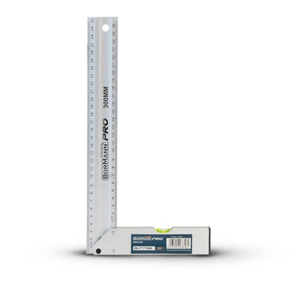 BORMANN Pro BHT7762 Γωνιόμετρο Μαραγκών Αλουμινίου 30cm με Αλφάδι
