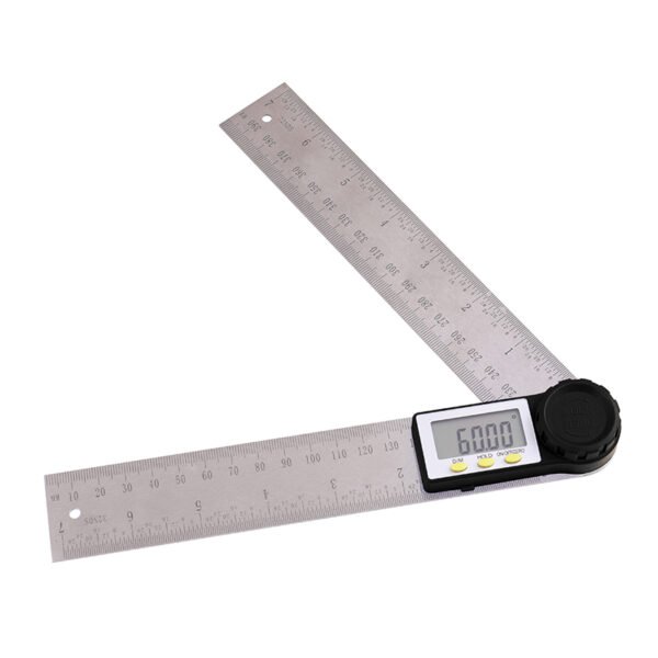 DIGITAL DISPLAY ANGLE RULER 200mm , MEASURING RANGE 0-360° , RESOLUTION 0.5° , ACCURACY ±0.3°