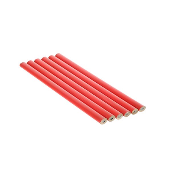 6PCS CARPENTER PENCIL , GRAPHITE HB , 176x12x7.4mm