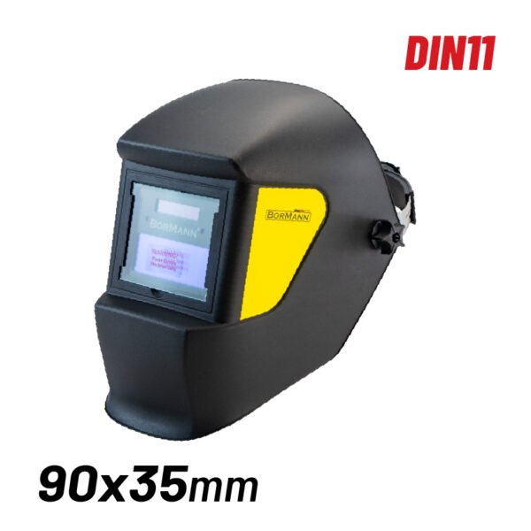 WELDING HELMET, AUTO DARKENING, DIN11, SCREEN 90x35mm