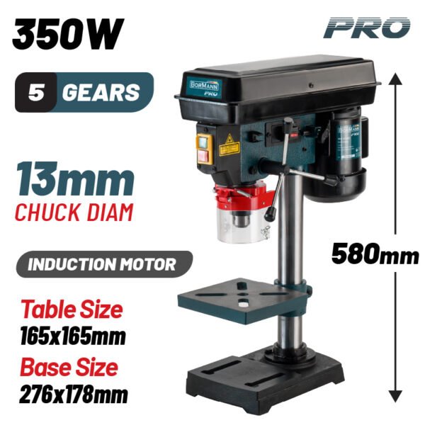 13MM BENCH DRILL 350w ( LASER ), H580mm